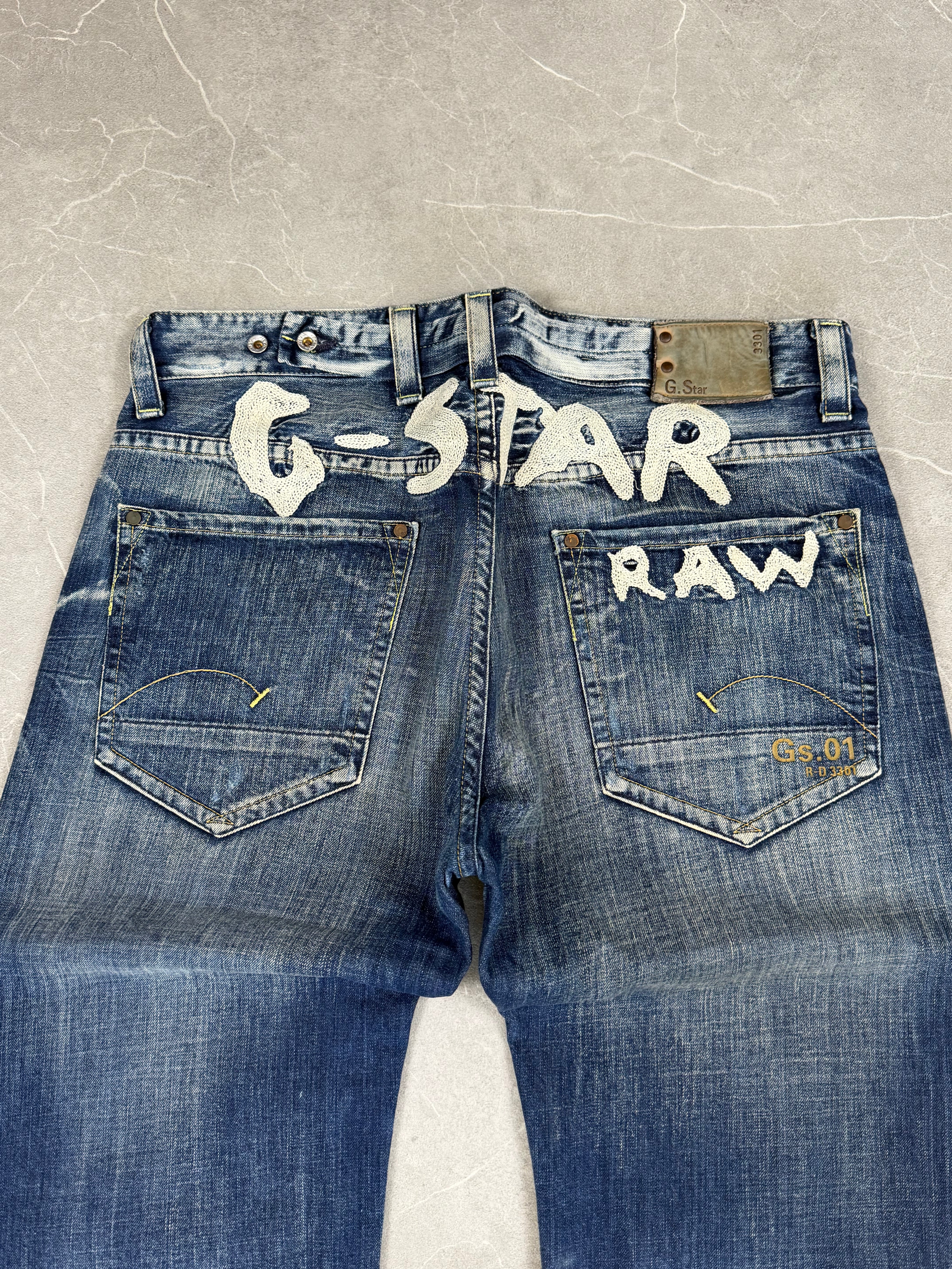 G-Star Big Logo washed Jeans (XL)