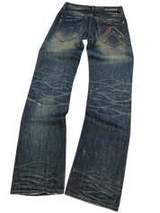 Ultra-washed Straight Jeans (S-M)