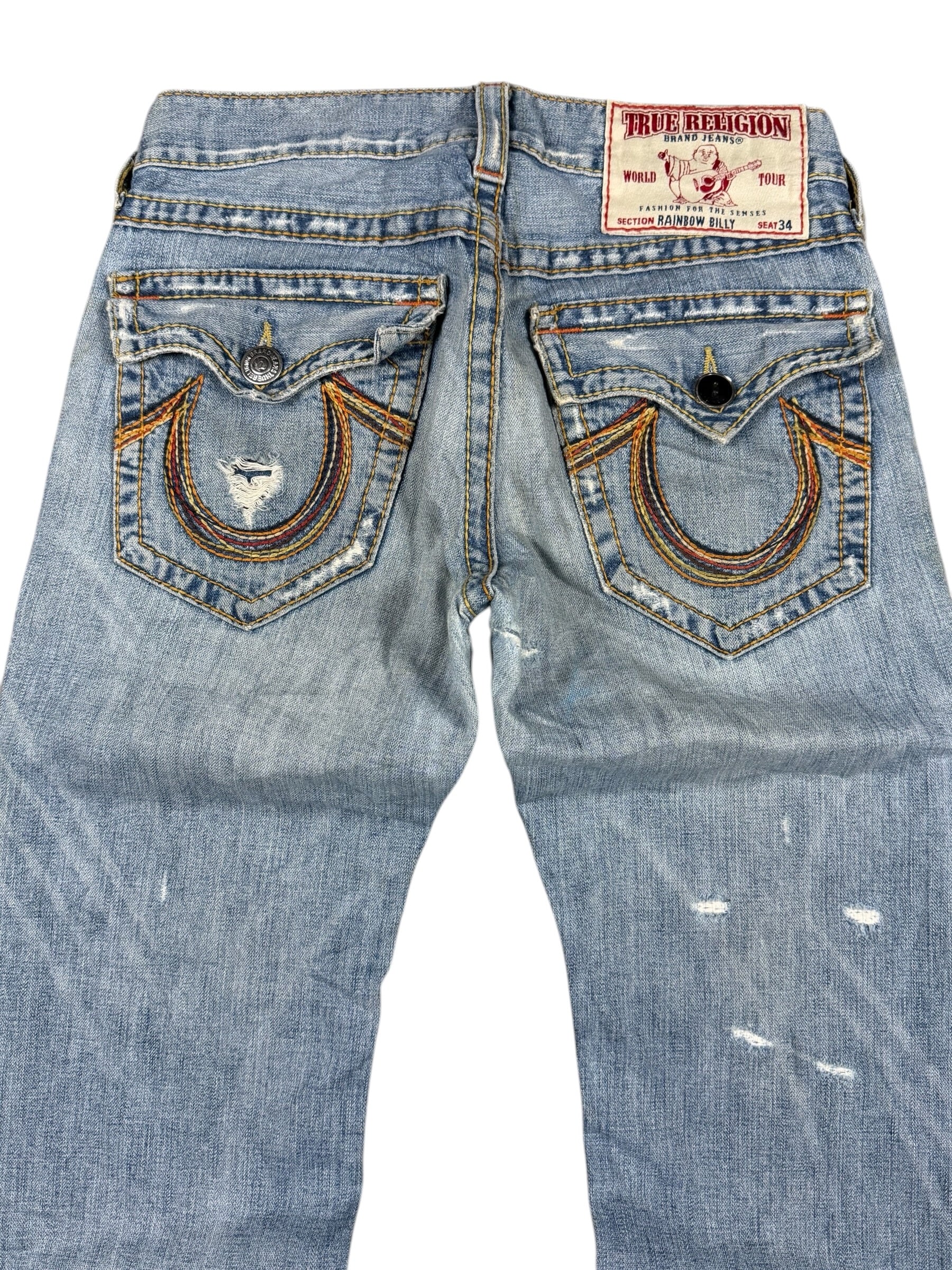 True Religion Rainbow Billy Bootcut Jeans (S)