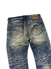 Crazy Washed Straight Jeans (S-M)