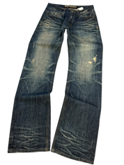 Ultra-washed Straight Jeans (S-M)
