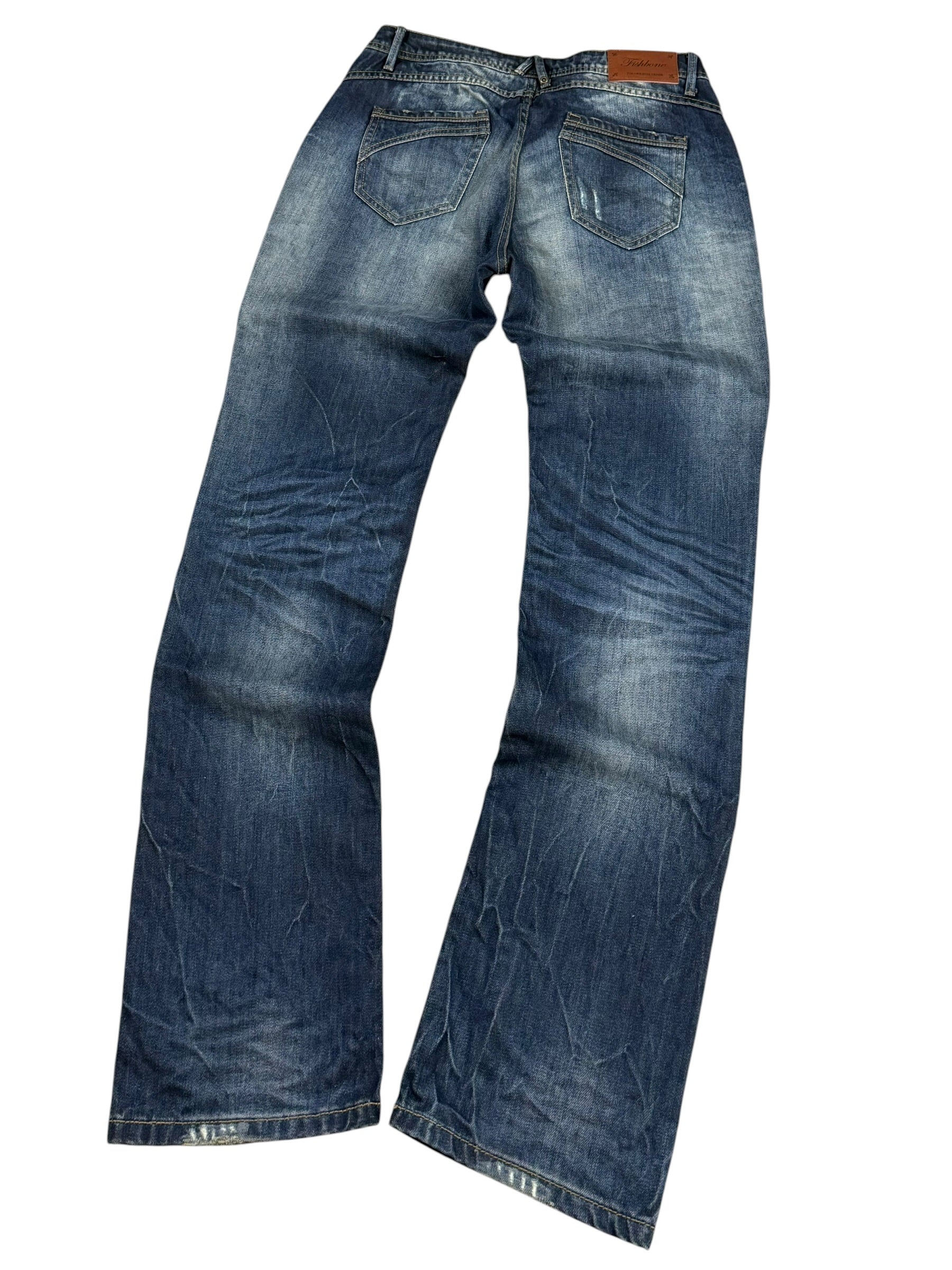 Vintage washed Slim-Fit Jeans (S)