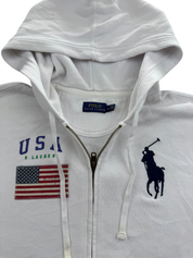 Ralph Lauren USA Zip Hoodie (XS)
