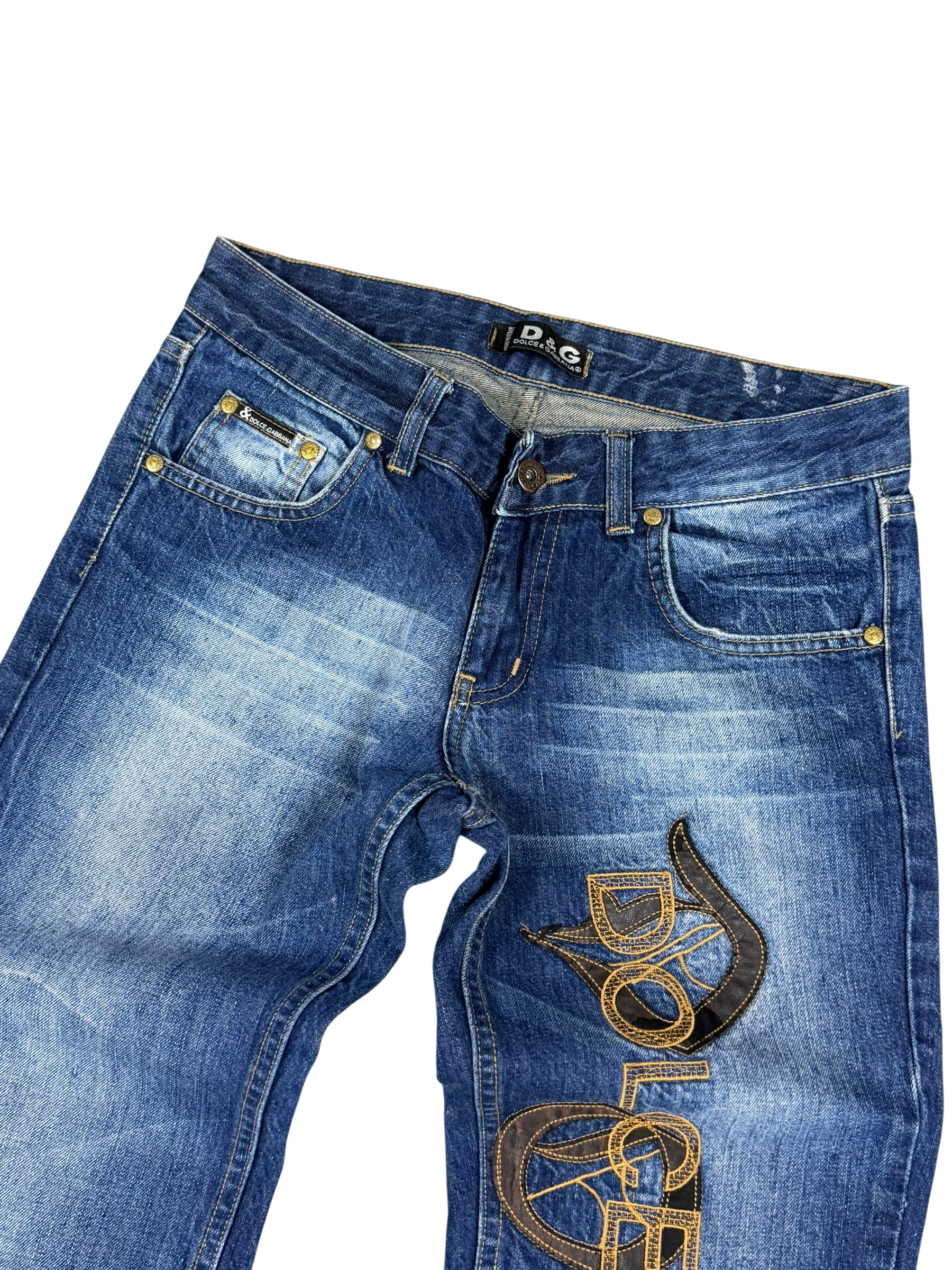 Dolce & Gabbana Big Logo Straight-Fit Jeans (XS-S)