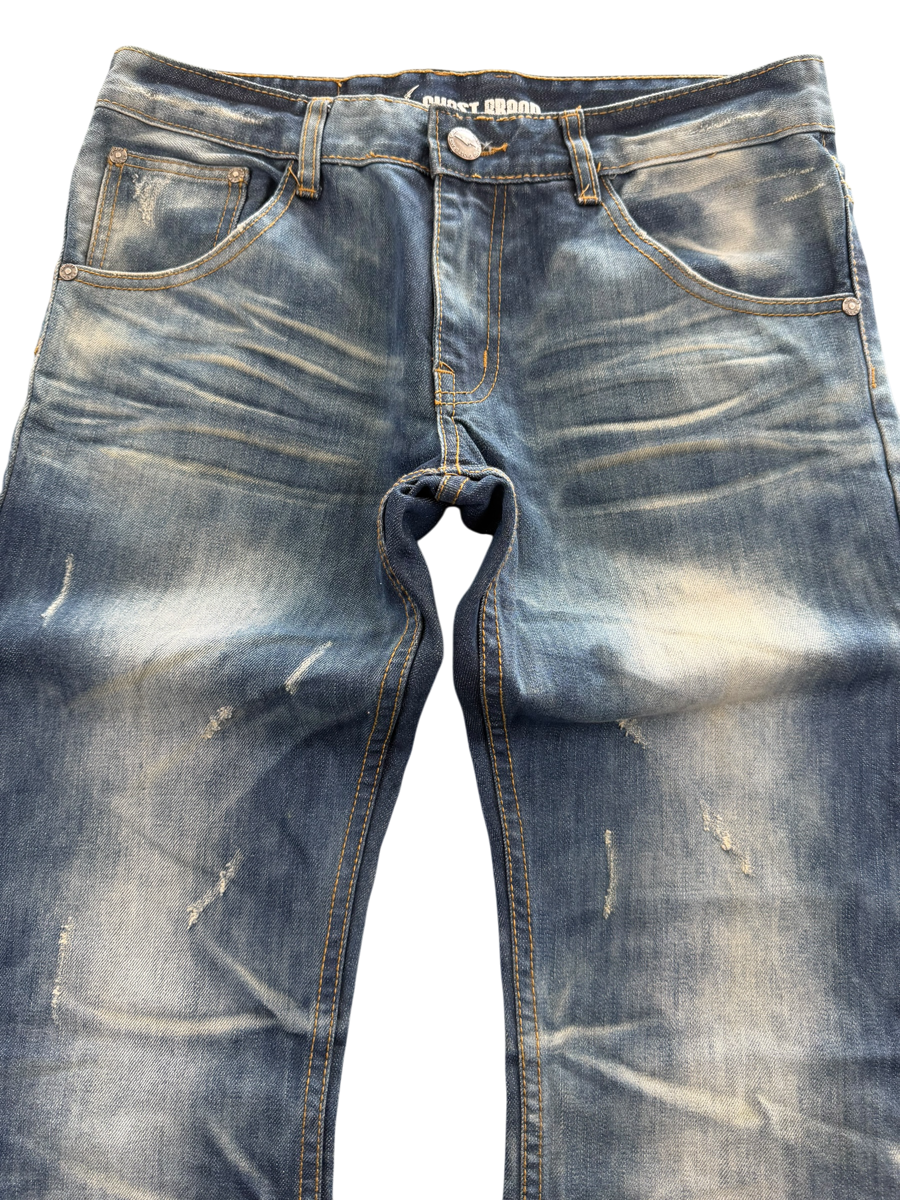 Washed Straightfit Jeans (S)