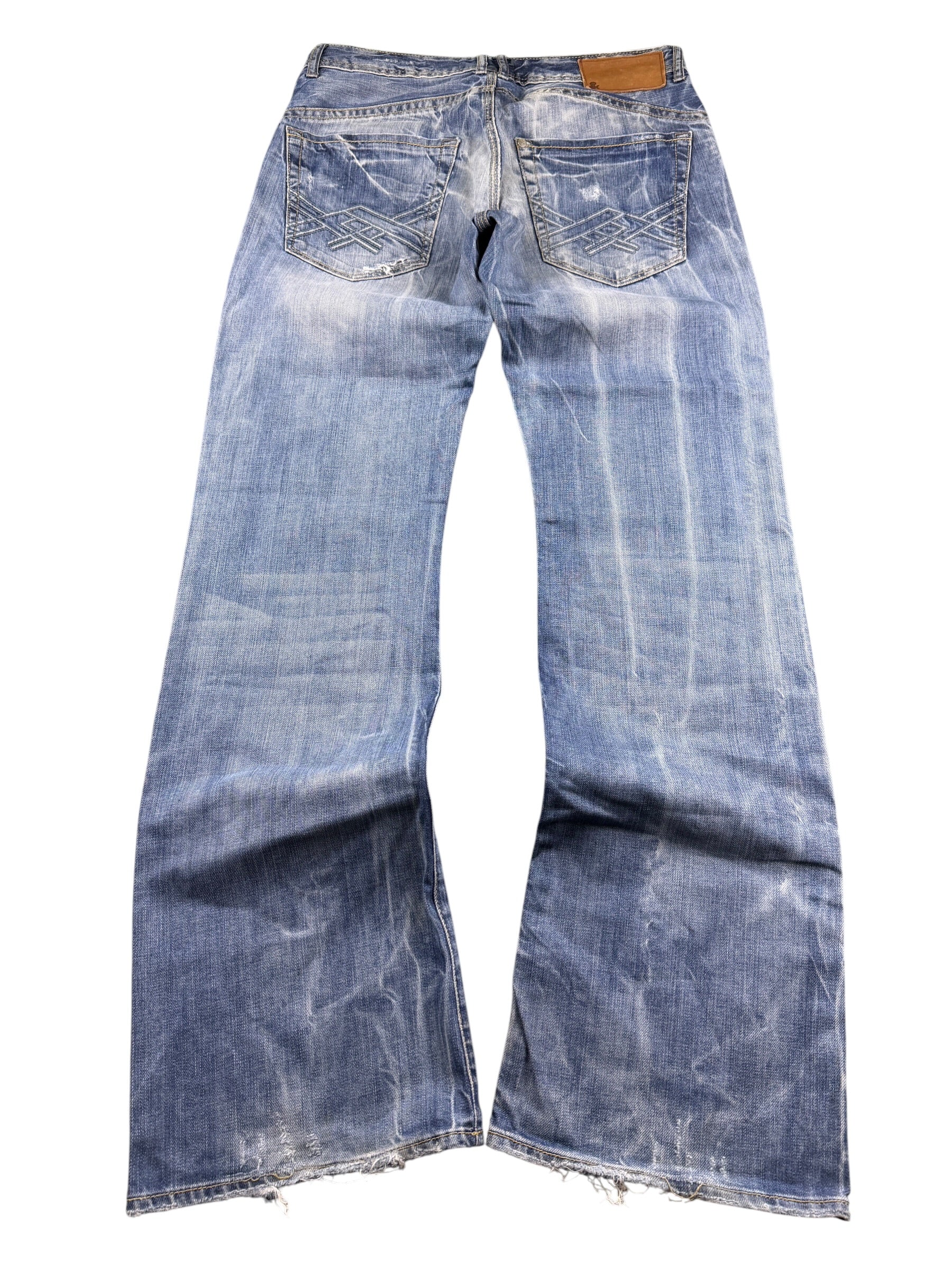 Crazy washed Bootcut Jeans (S)