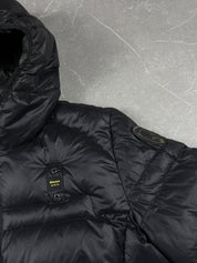 Blauer Puffer Jacke (S)