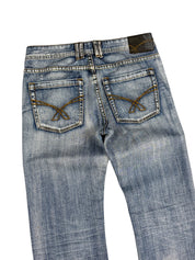 Vintage Washed Bootcut Jeans (S)