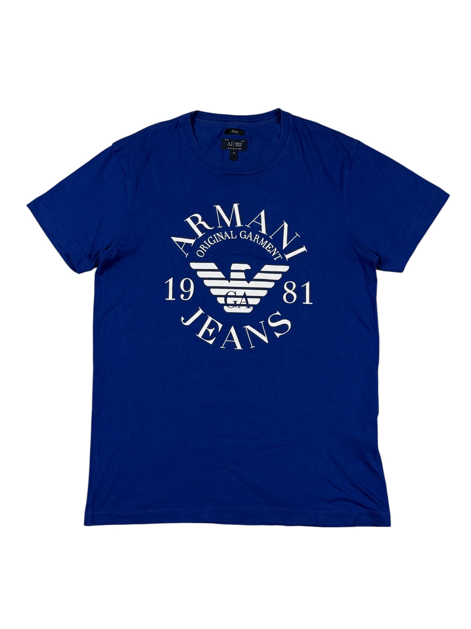 Armani printed Big Logo slimfit Tshirt (S)