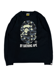 Bape camo big ape Head Longsleeve/Sweater (M-L)