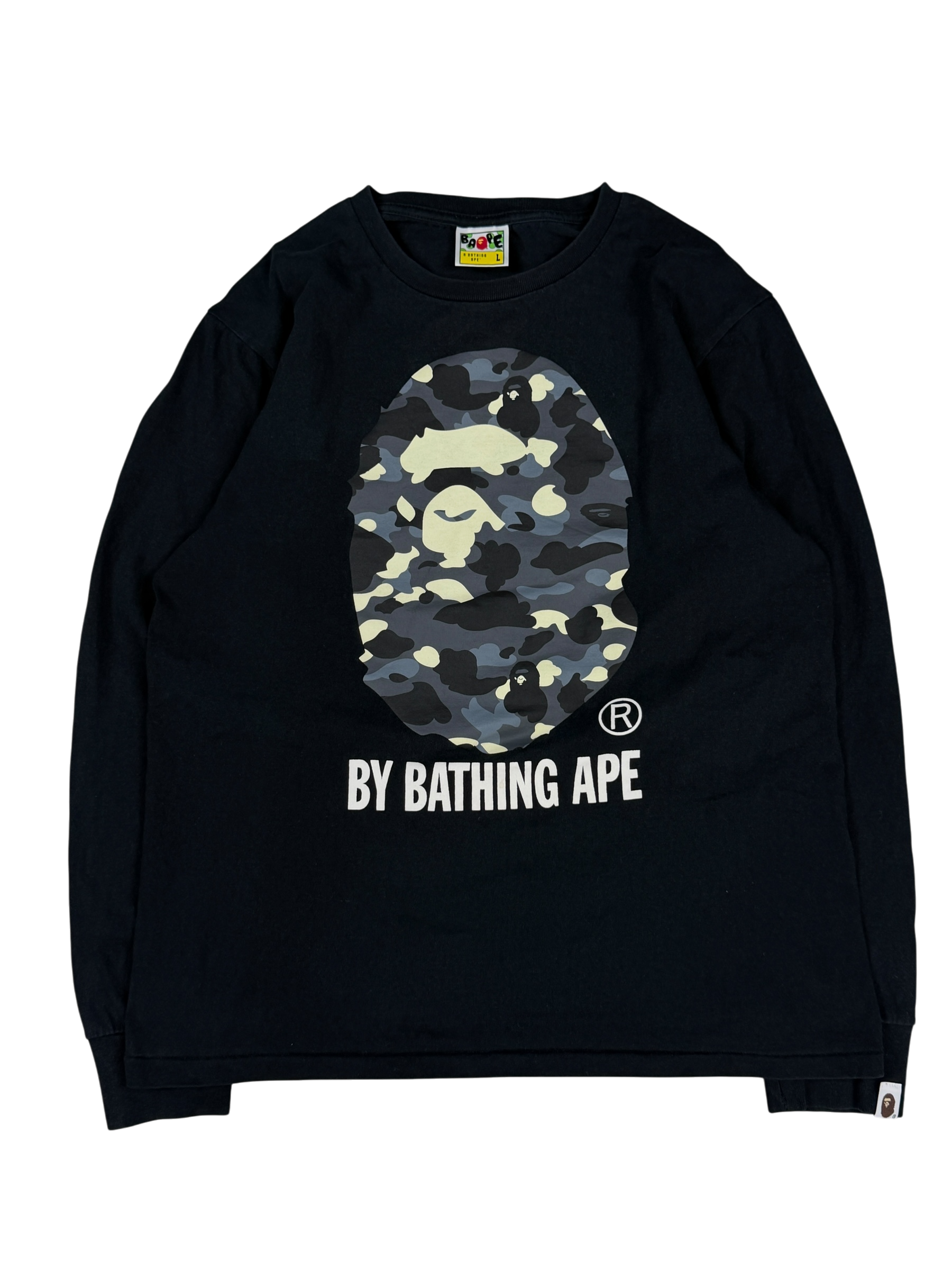 Bape camo big ape Head Longsleeve/Sweater (M-L)