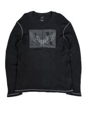 Armani vintage long-sleeve top/sweater (L)