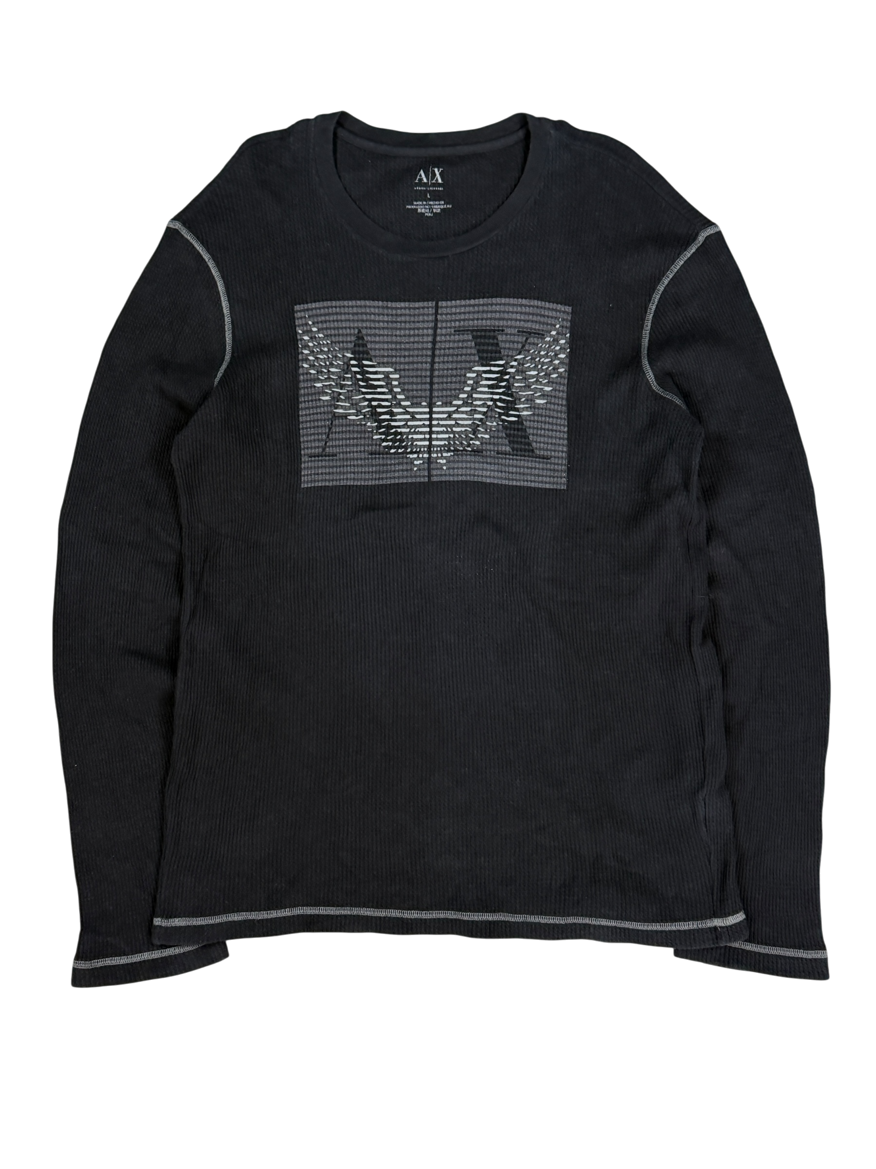 Armani vintage long-sleeve top/sweater (L)