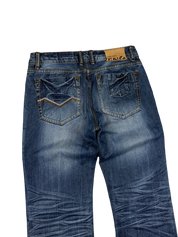 Crazy washed Straight Jeans (S)