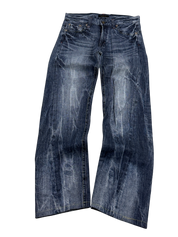 Crazy washed Straight Jeans (S)