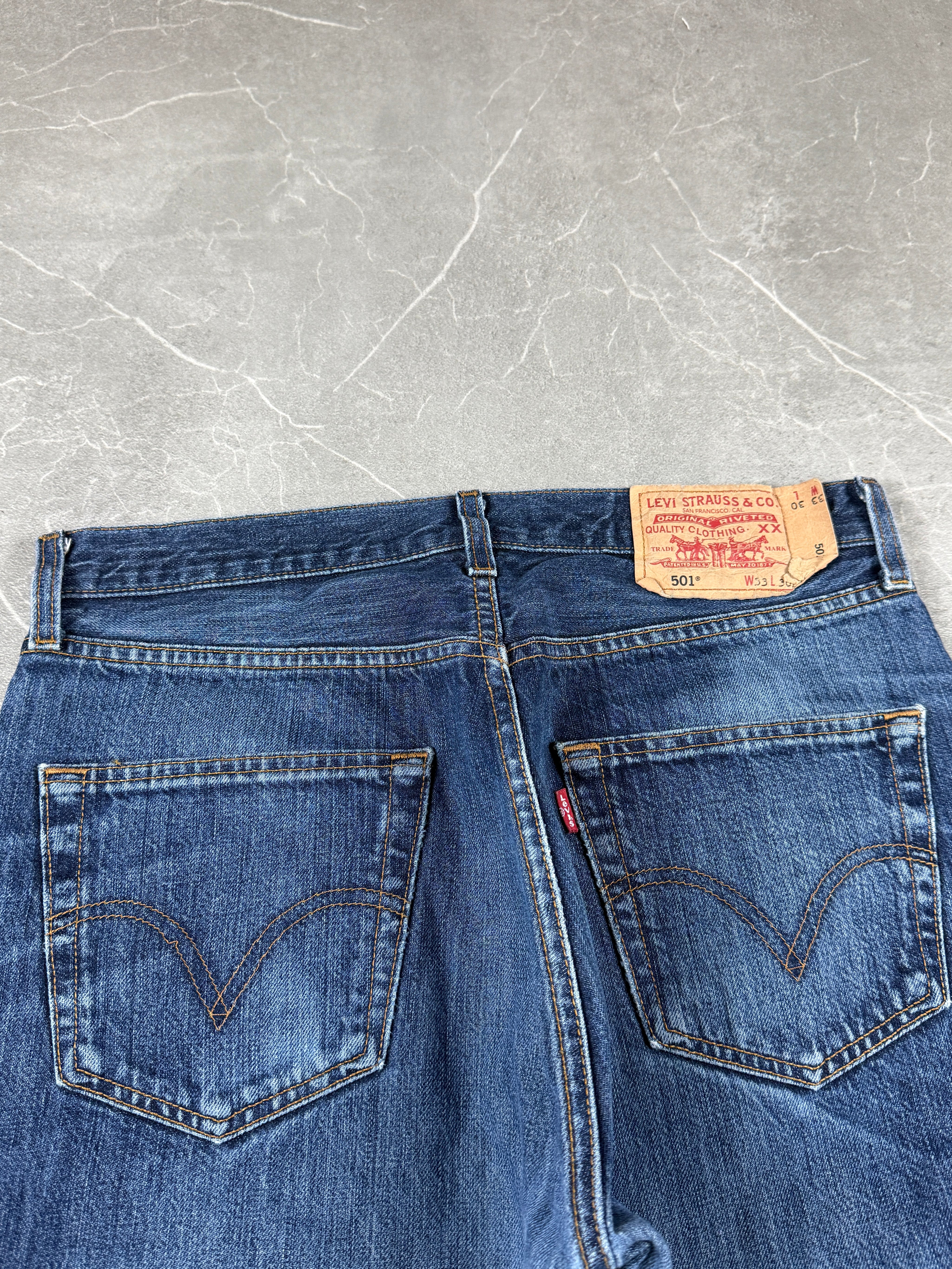 Levis 501 washed jeans (S)