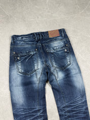 Vintage washed Slim/Straight Jeans (S)