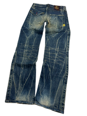 Ultra Washed Straight-Fit Jeans (S)