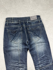 Vintage washed Straight Jeans (M-L)