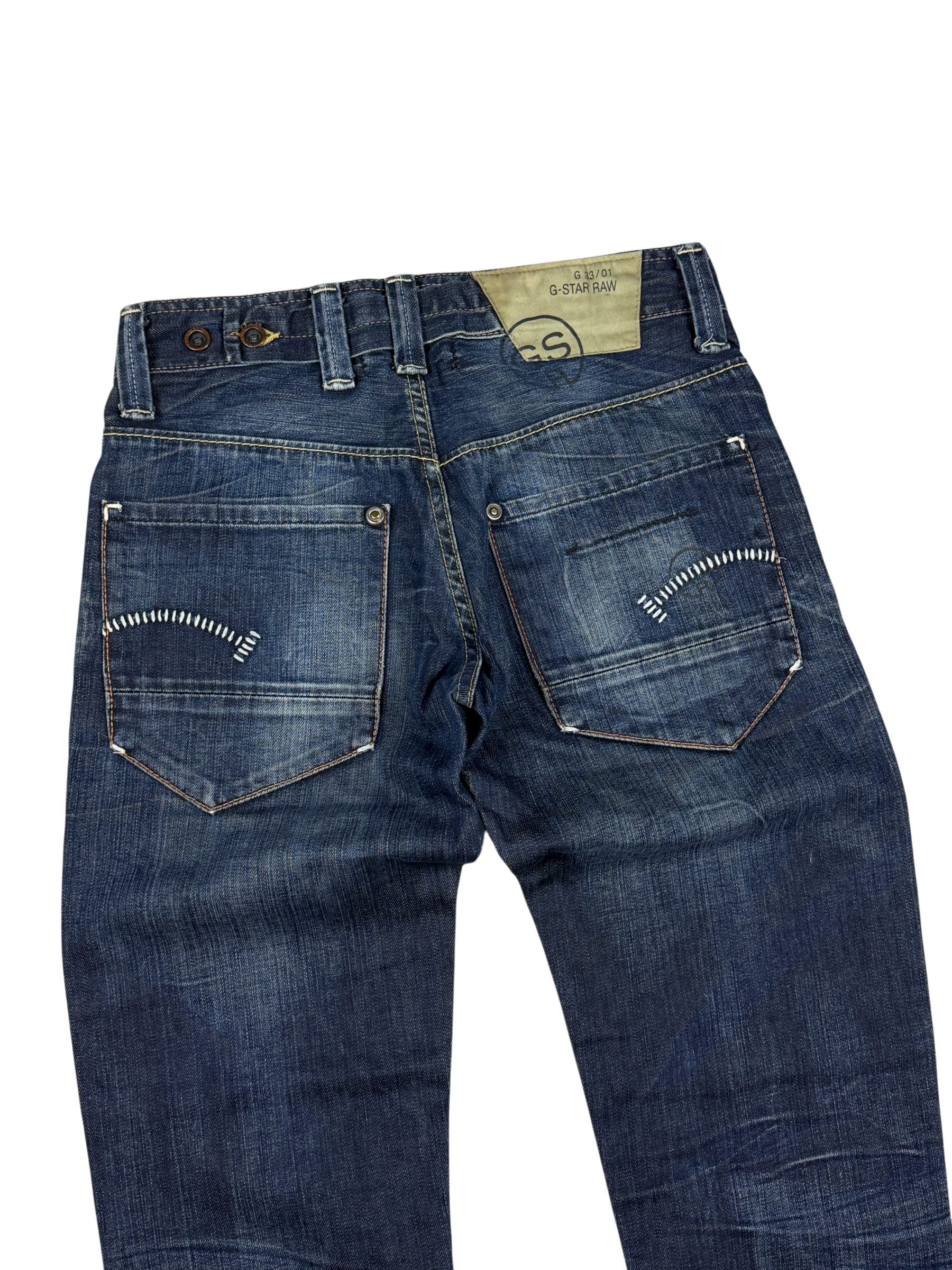 Gstar vintage washed Straight Jeans (S)