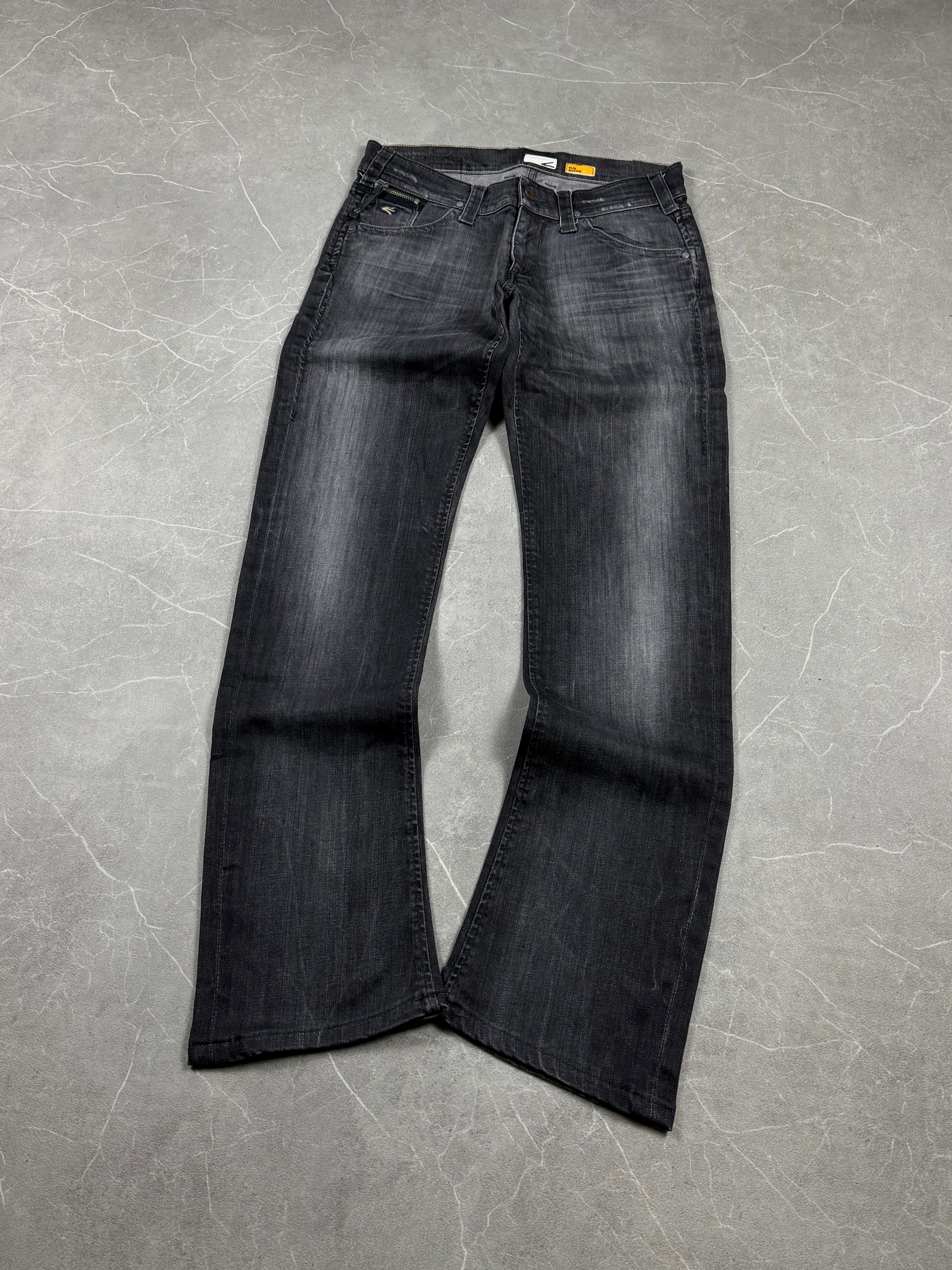 Vintage washed Straight Jeans (S-M)