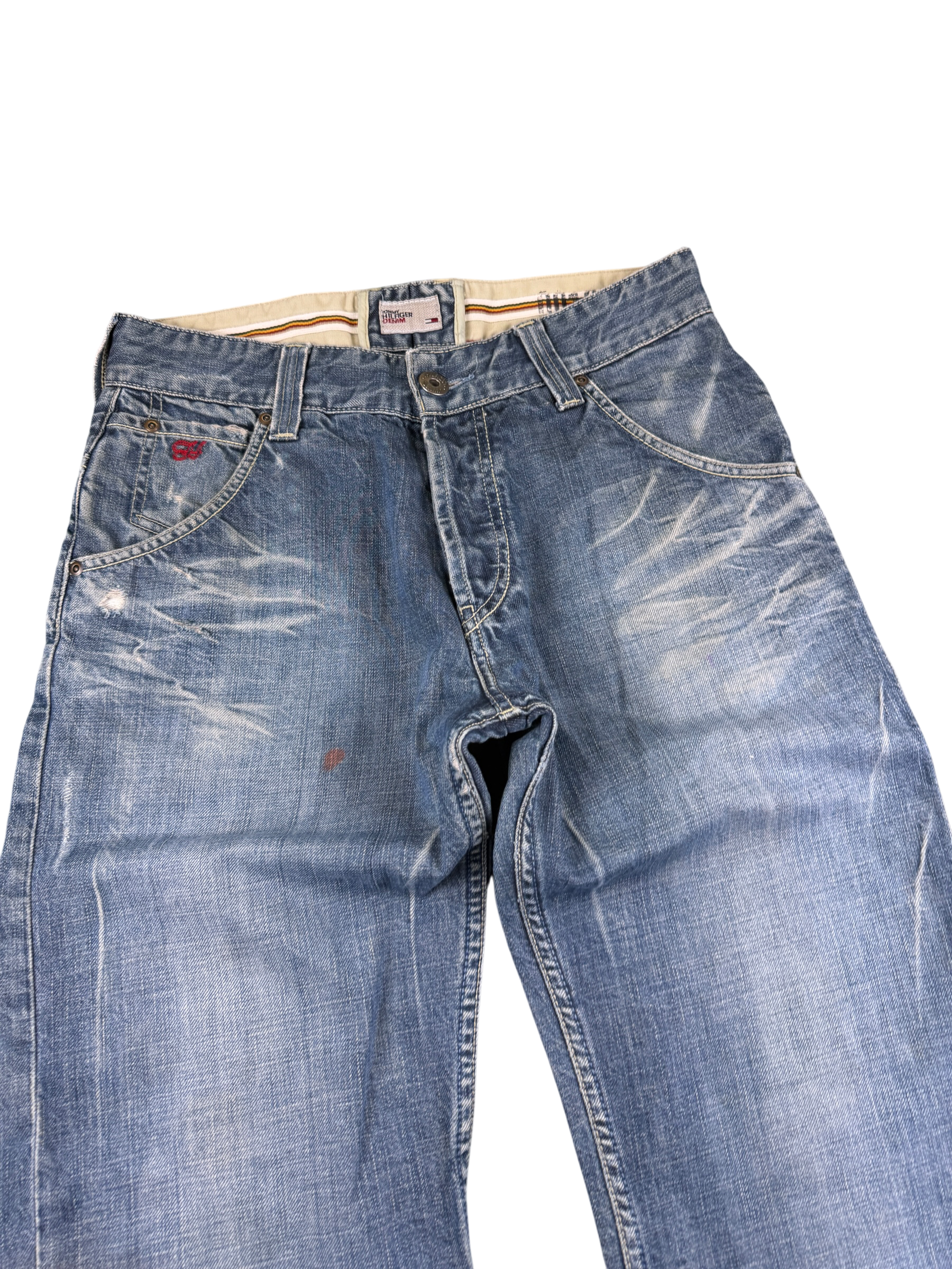 Vintage washed Bootcut Jeans *Hilfiger (S)
