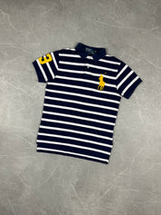 Ralph Lauren Big Pony Striped Polo Shirt (M Slim Fit)