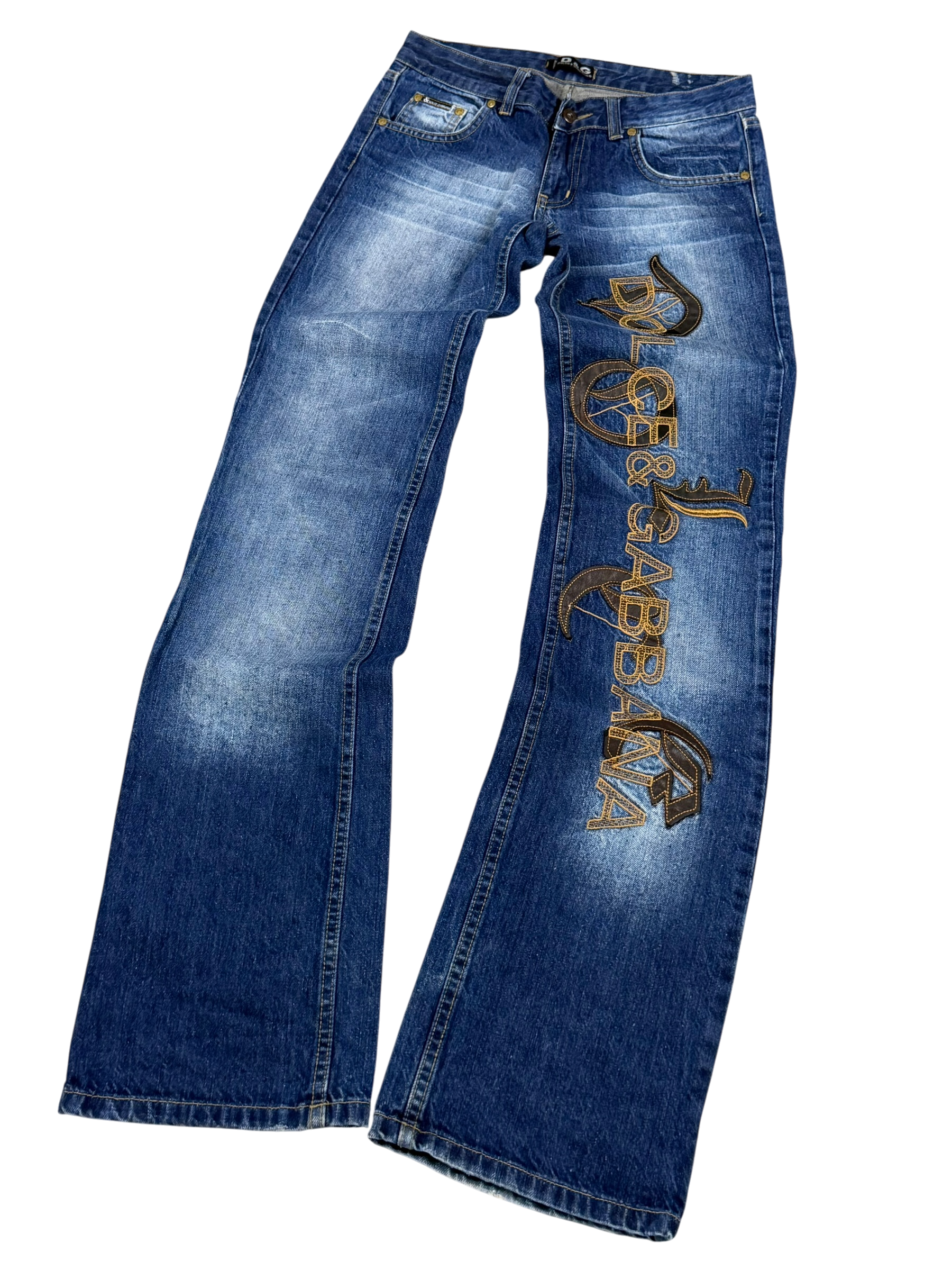 Dolce & Gabbana Big Logo Straight-Fit Jeans (XS-S)