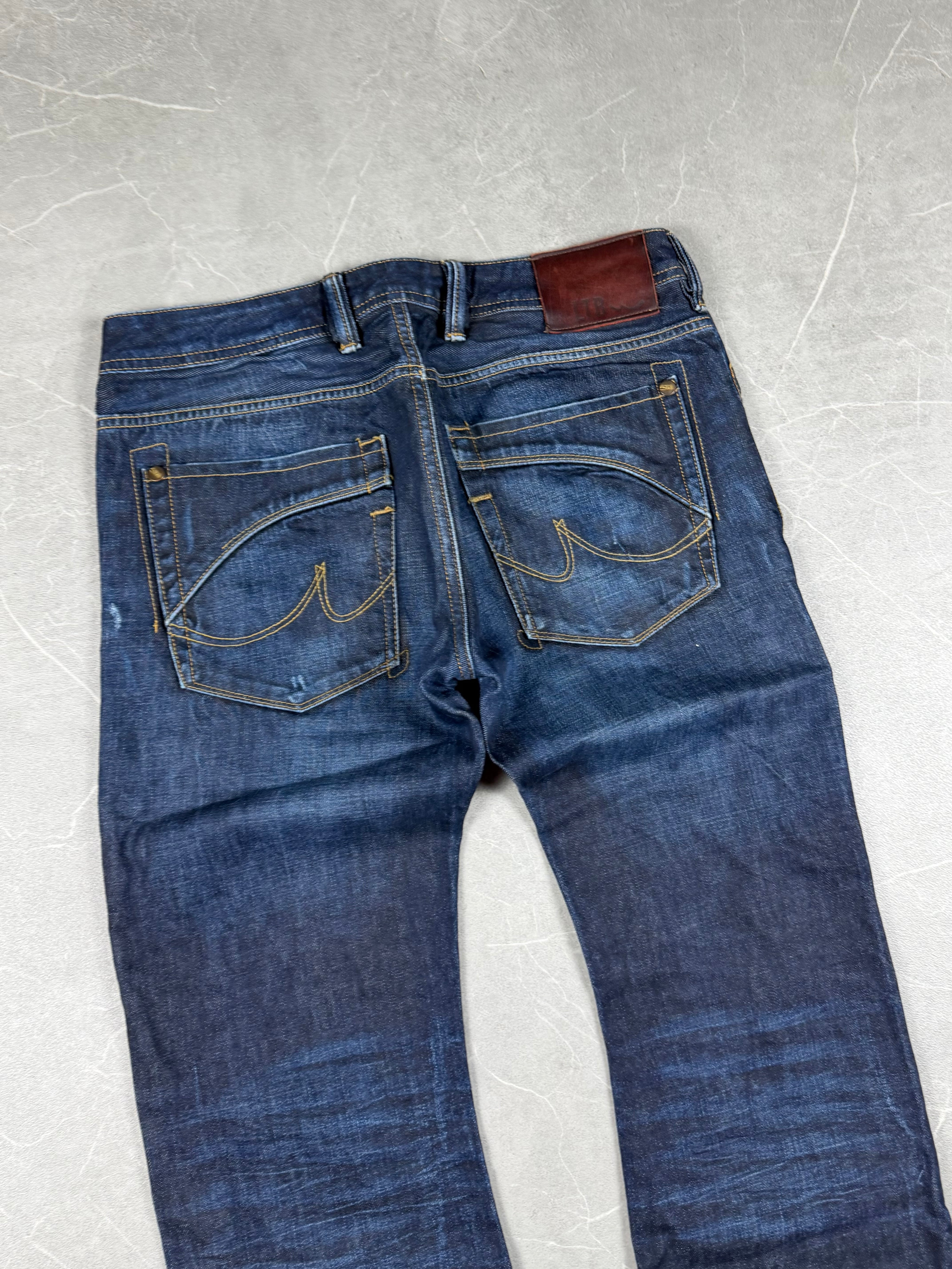 Vintage Washed Bootcut Jeans (S)