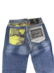 Roberto Cavalli Big Logo Bootcut Jeans (XS)