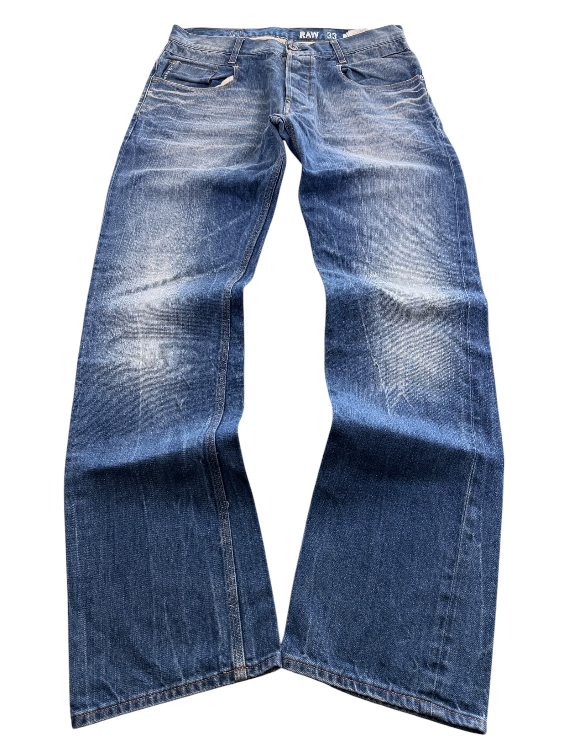 Gstar crazy washed Straight Jeans (S-M)