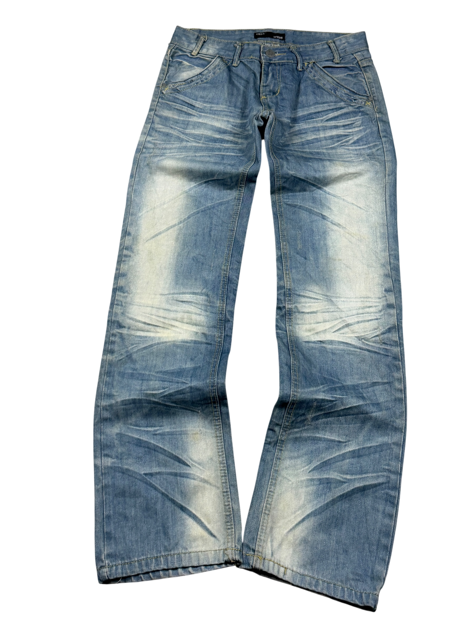 Crazy washed Slim Jeans (XS-S)