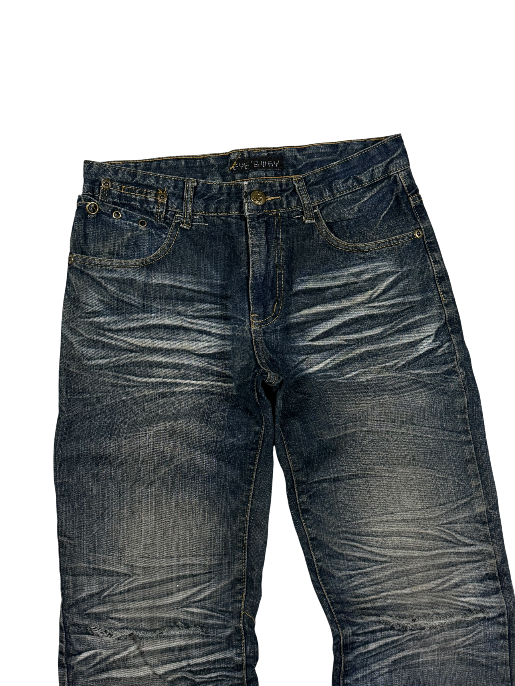 Ultra Washed Straight Jeans (M)