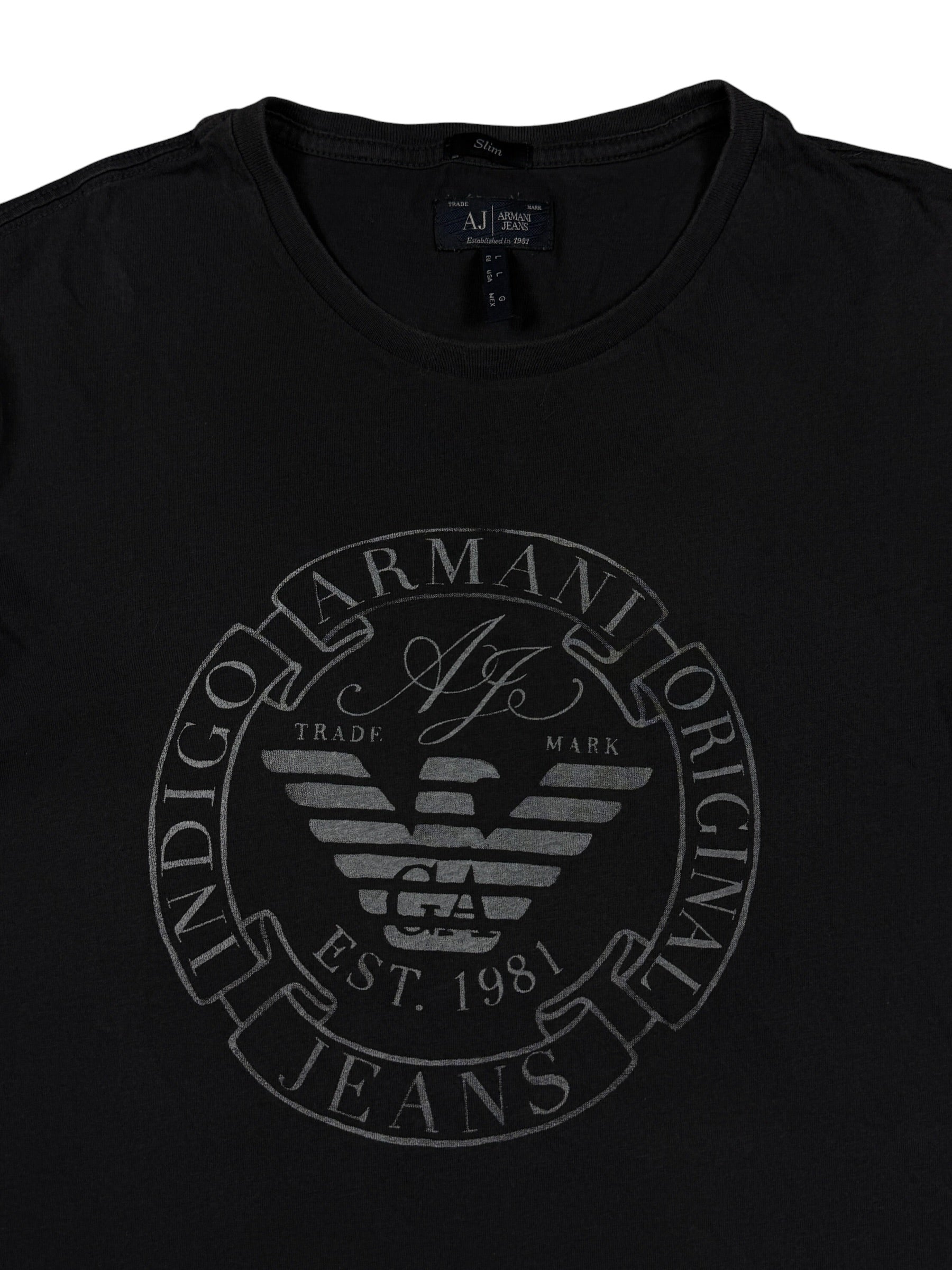 Armani Big Logo printed slimfit Tshirt (S)