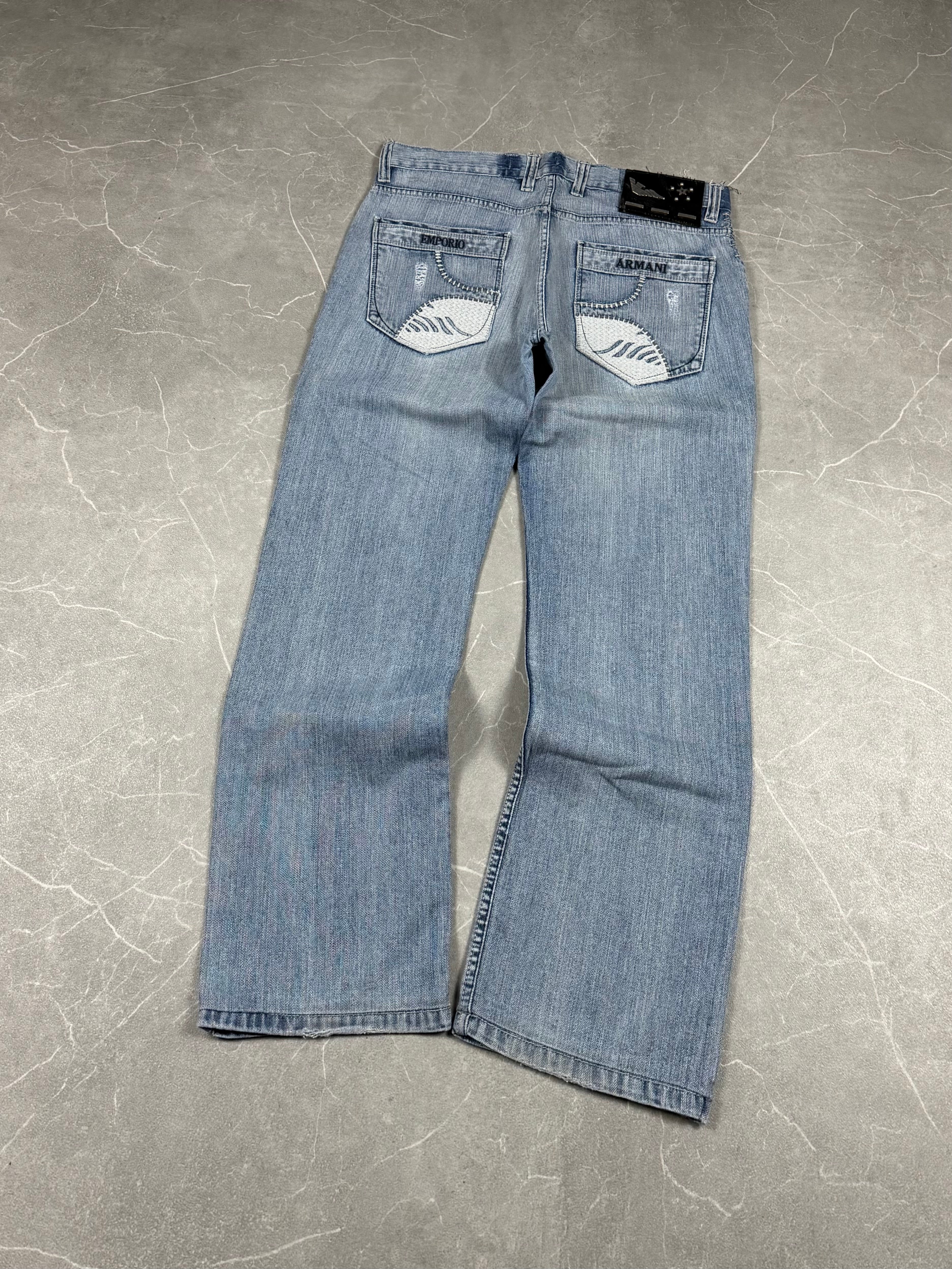 Armani vintage Big Logo Jeans (S-M)