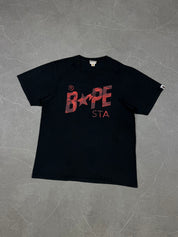 Bape Red Camo Bape Star Logo T-Shirt (L)