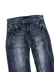 Crazy washed Straight Jeans (S)