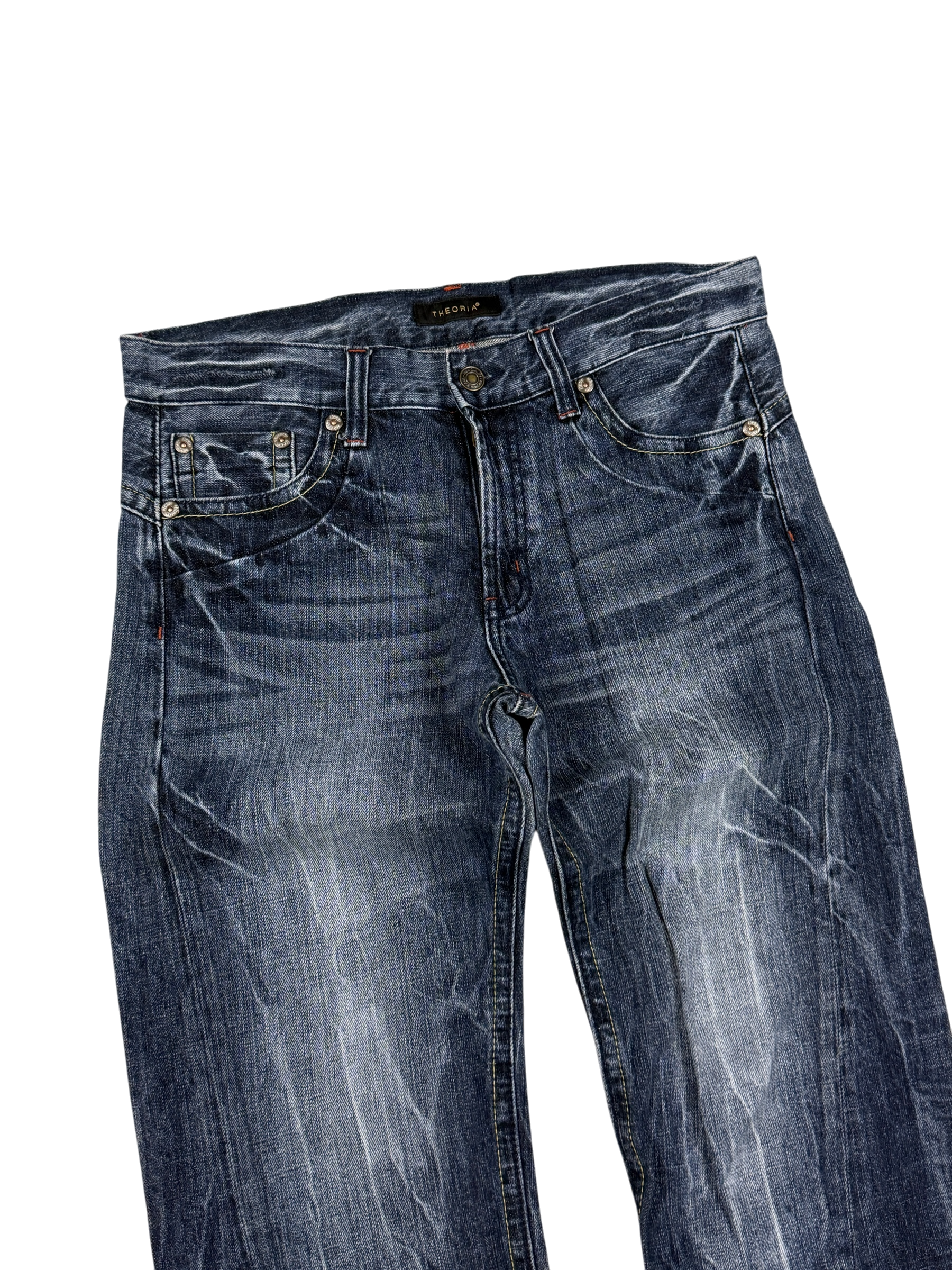Crazy washed Straight Jeans (S)