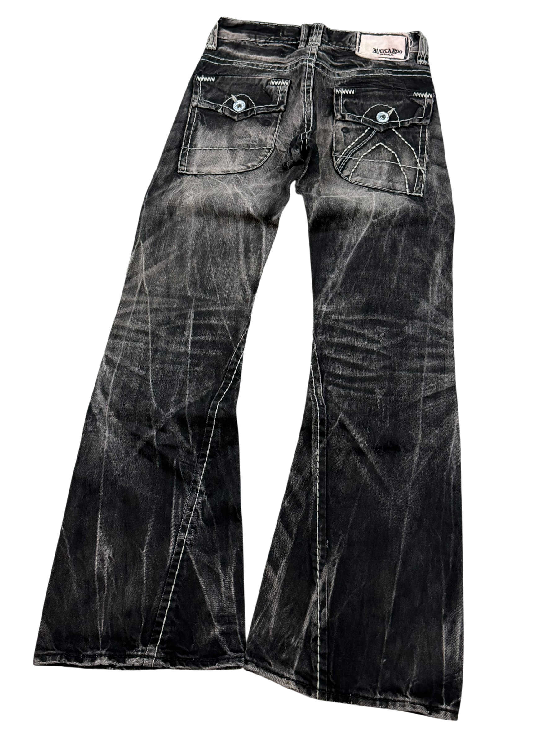 Ultra Washed Bootcut Jeans (XS-S)