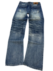 Washed Straight Fit Jeans (S)