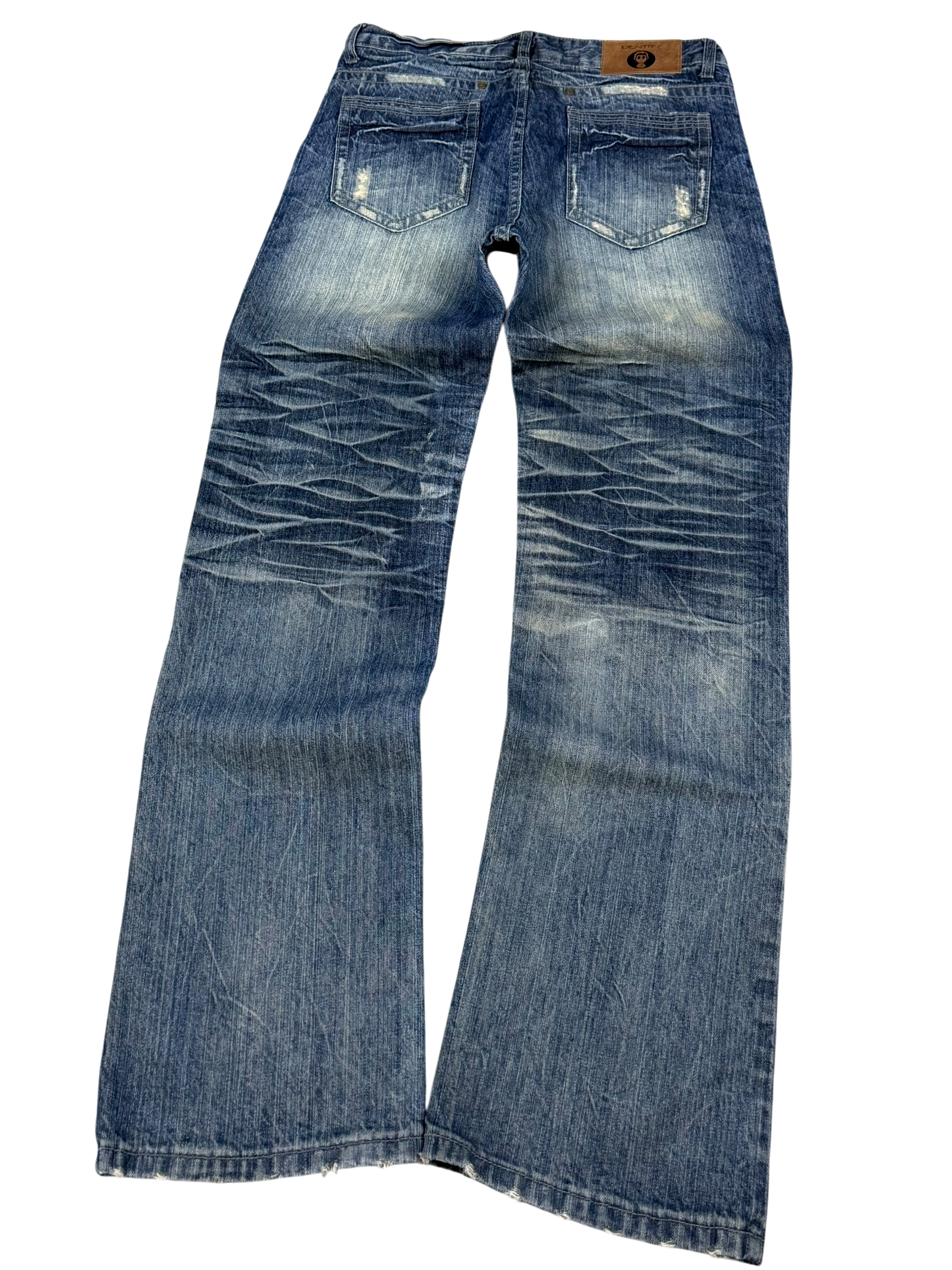 Washed Straight Fit Jeans (S)