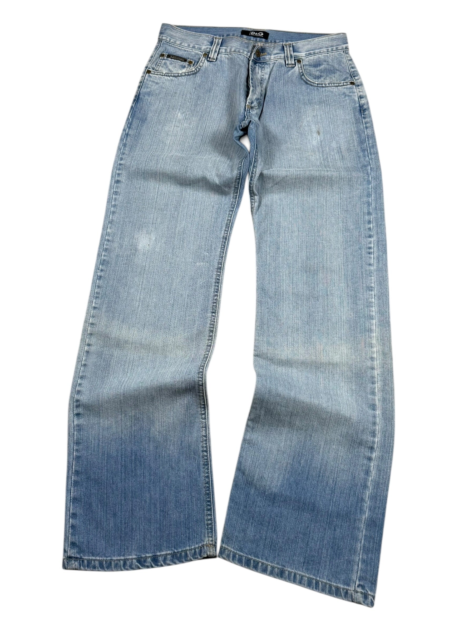 Dolce Gabbana Big Logo Bootcut Jeans (S-M)