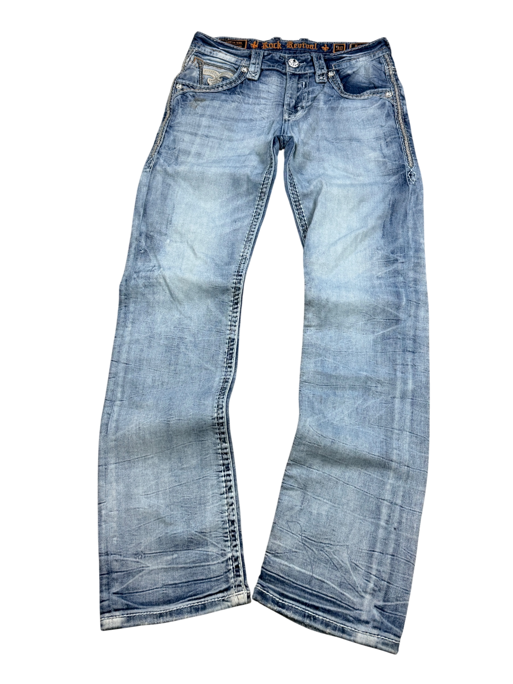 Rock Revival washed Slim/Straight Jeans (S-M)