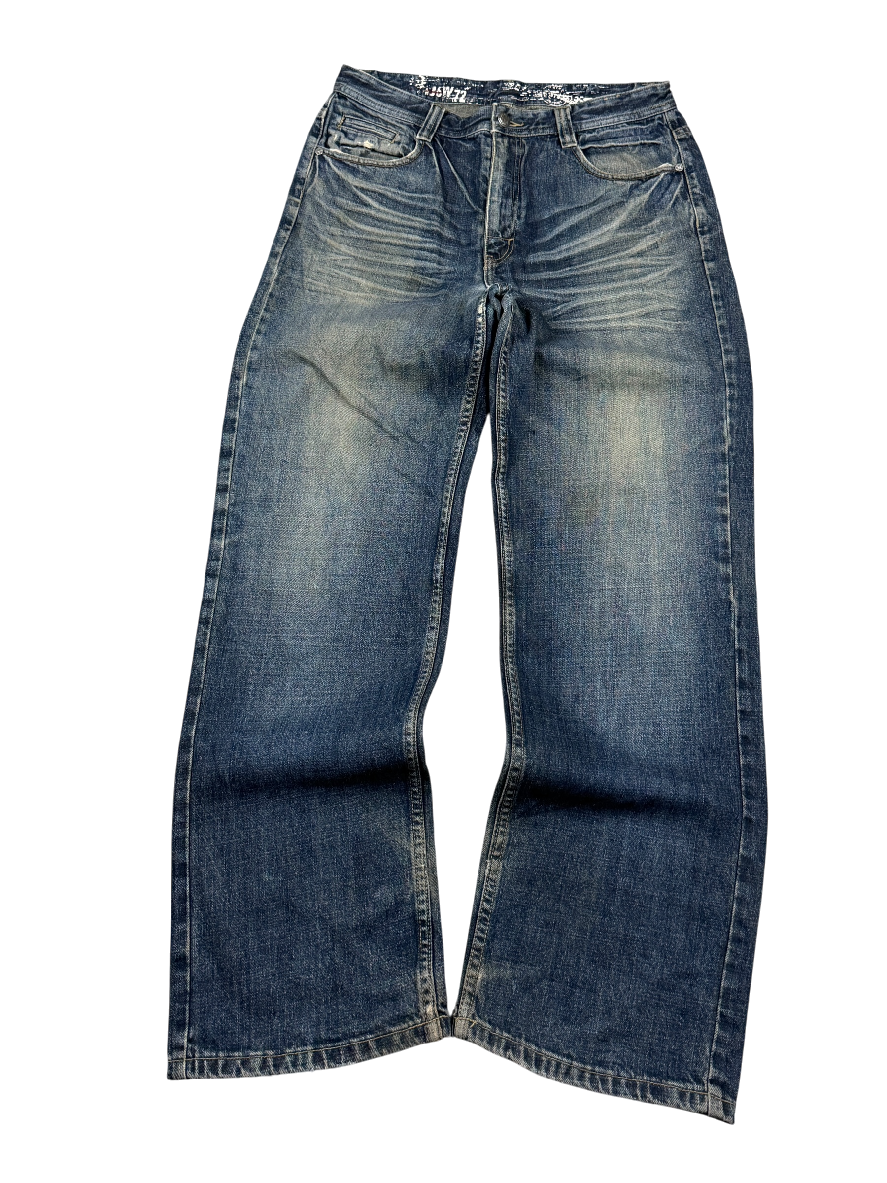 Crazy Washed Bootcut Jeans (M)