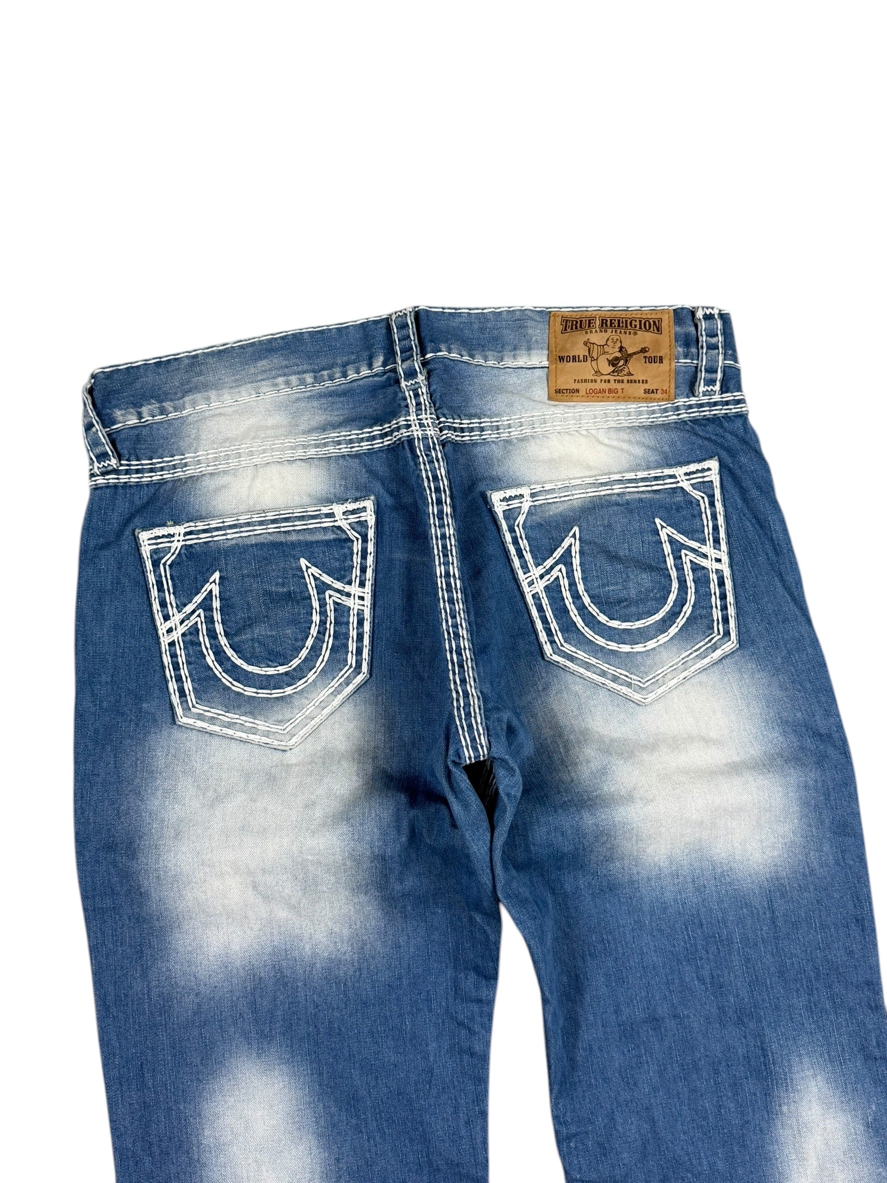 True Religion Logan Big T Straight Jeans (M-L)