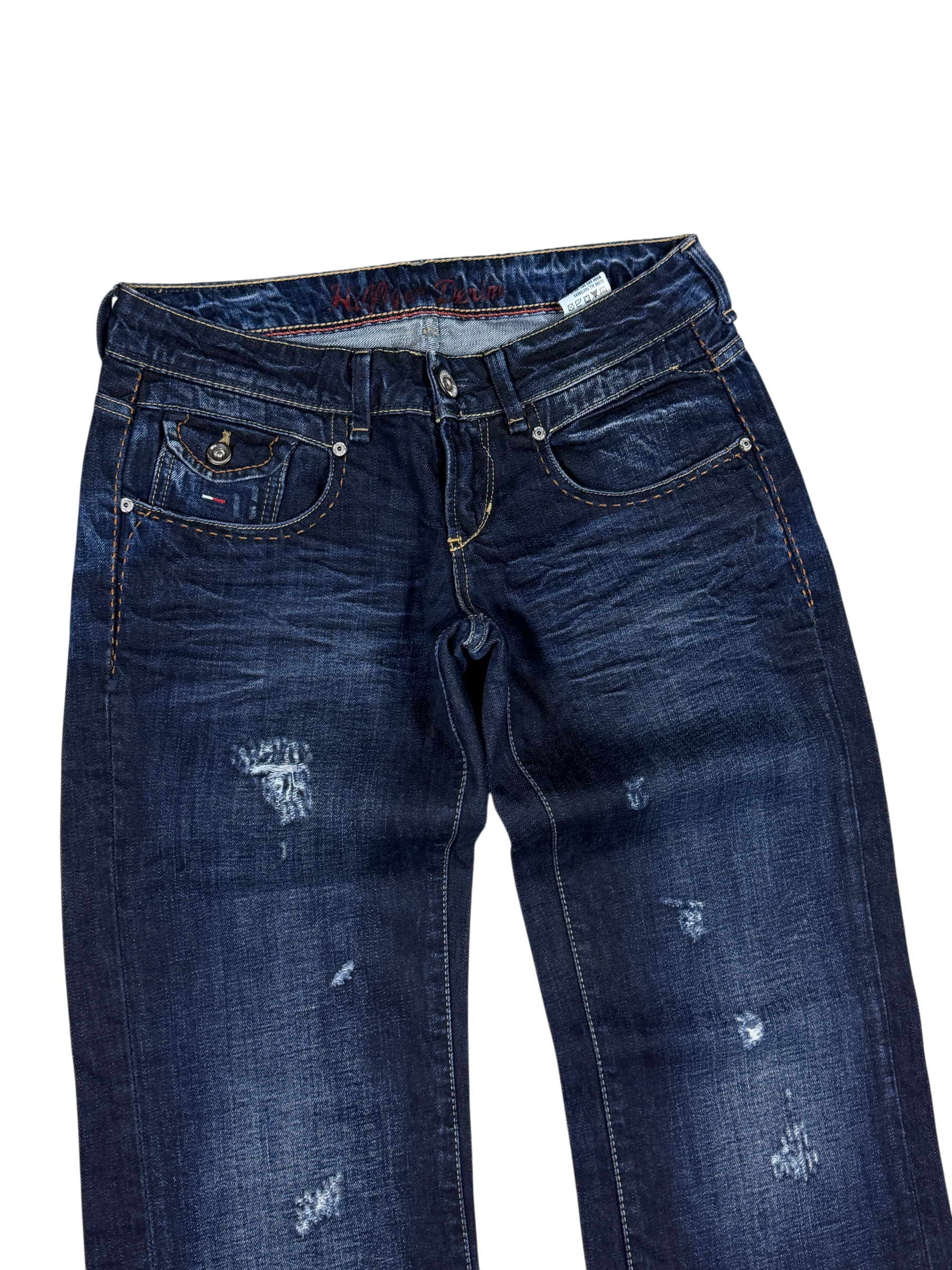 Vintage washed Bootcut Jeans *Hilfiger (XS)