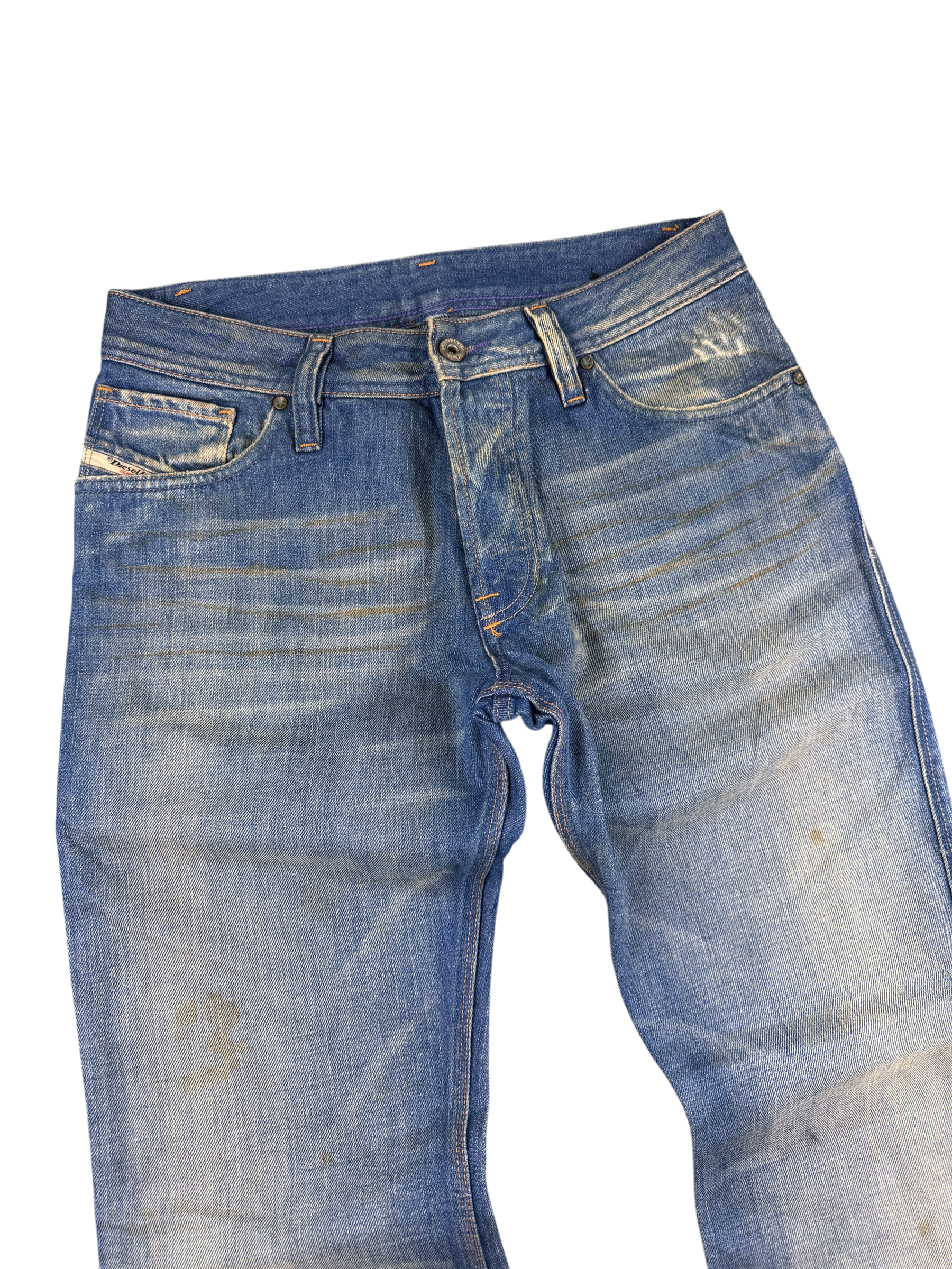 Diesel washed Big Bootcut Jeans (S)