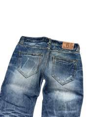 Ultra Washed Straight Jeans (XS-S)