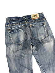 Vintage Washed Straight Jeans (S)