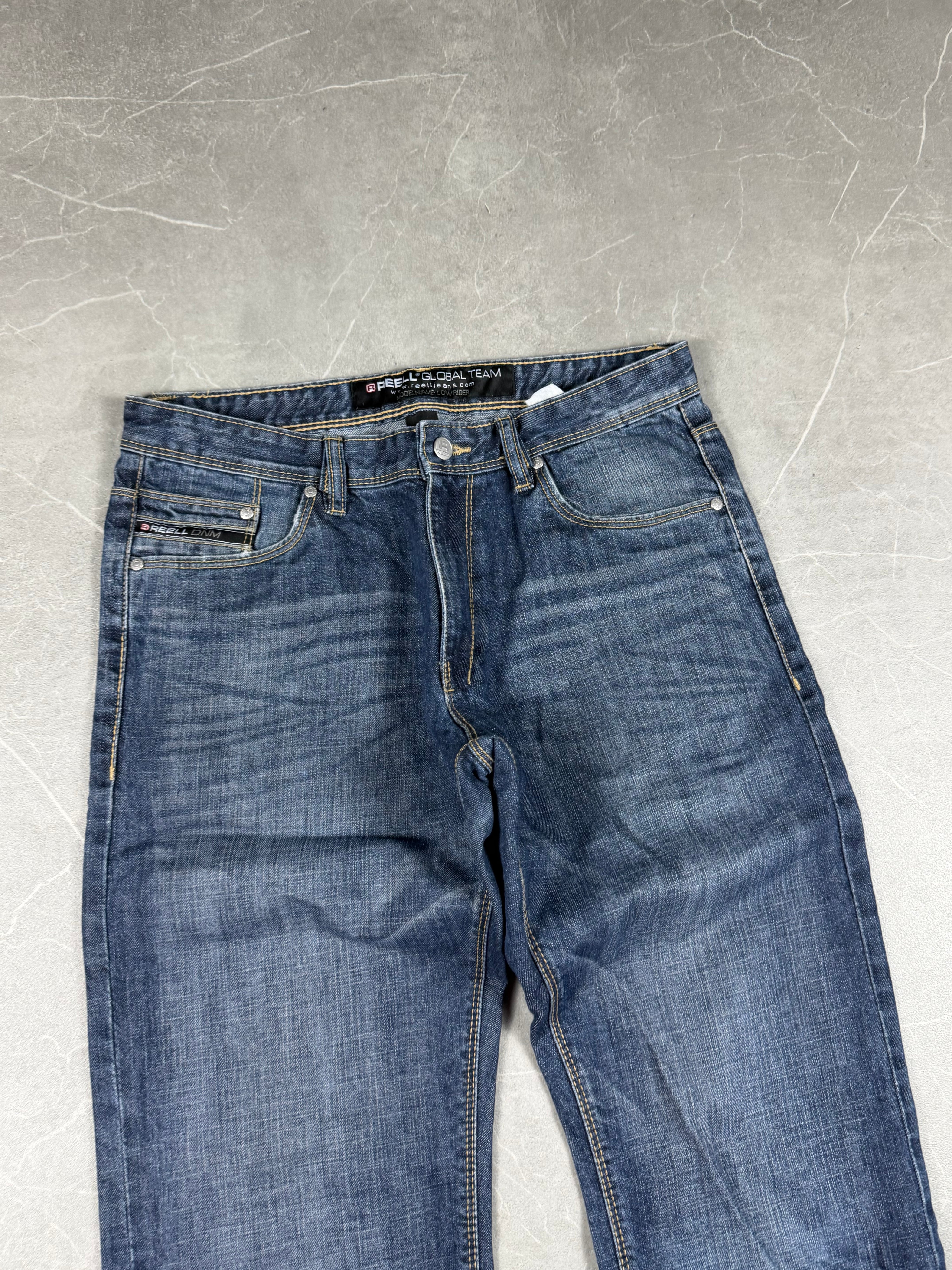 Vintage washed bootcut jeans (M)